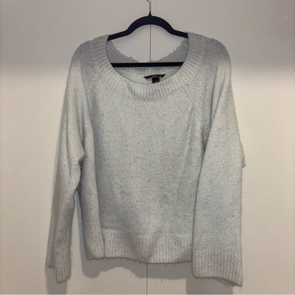 Victoria's Secret Soft blue/aqua Crew Neck Sweater